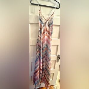 RAINBOW 🌈 Chevron Knit Maxi Dress